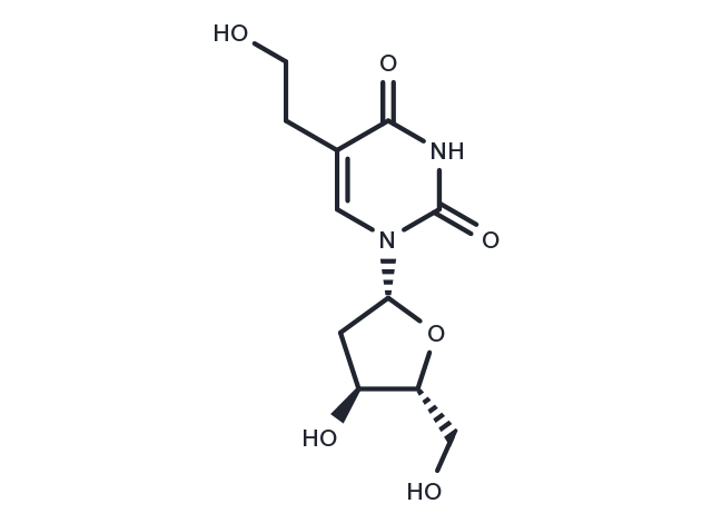 5-(2-Hyroxyethyl)-2’-deoxyuridine Chemical Structure