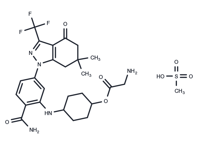 TargetMol Chemical Structure PF-04929113 Mesylate