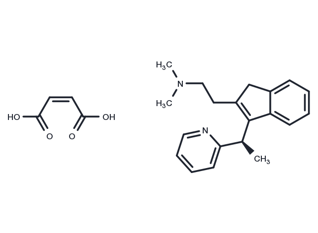(R)-(+)-Dimethindene maleate Chemical Structure