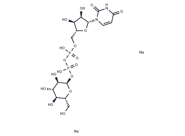 TargetMol Chemical Structure Uridine 5′-diphosphoglucose disodium salt