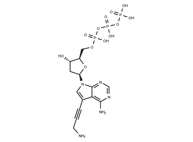 7-Deaza-7-propargylamino-dATP Chemical Structure