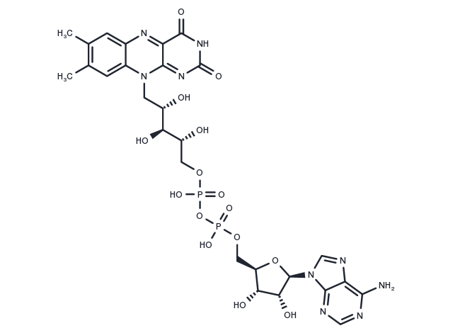 TargetMol Chemical Structure Flavin adenine dinucleotide