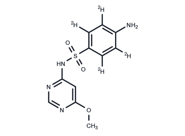 Sulfamonomethoxine-d4 Chemical Structure