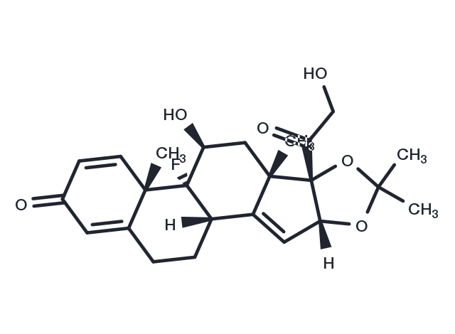 δ14-Triamcinolone acetonide Chemical Structure