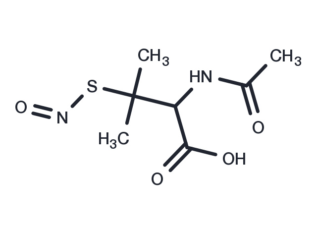 TargetMol Chemical Structure S-Nitroso-N-acetyl-DL-penicillamine