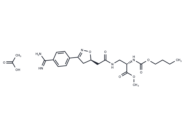 TargetMol Chemical Structure Roxifiban acetate
