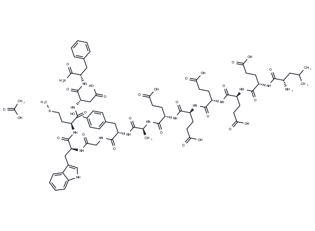 TargetMol Chemical Structure Mini Gastrin I, human acetate