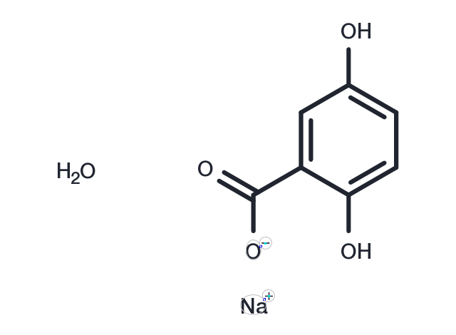 Gentisic acid sodium salt Chemical Structure