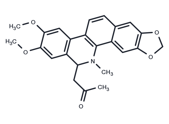 8-Acetonyldihydronitidine Chemical Structure
