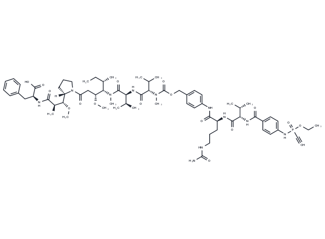 Amidate-VC-PAB-MMAF Chemical Structure