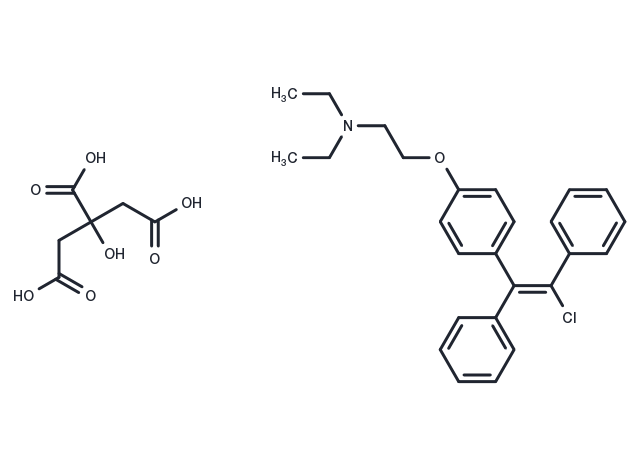 TargetMol Chemical Structure Enclomiphene citrate