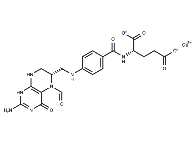 Levoleucovorin Calcium Chemical Structure