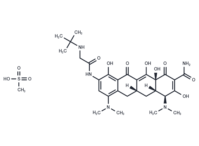 Tigecycline mesylate Chemical Structure