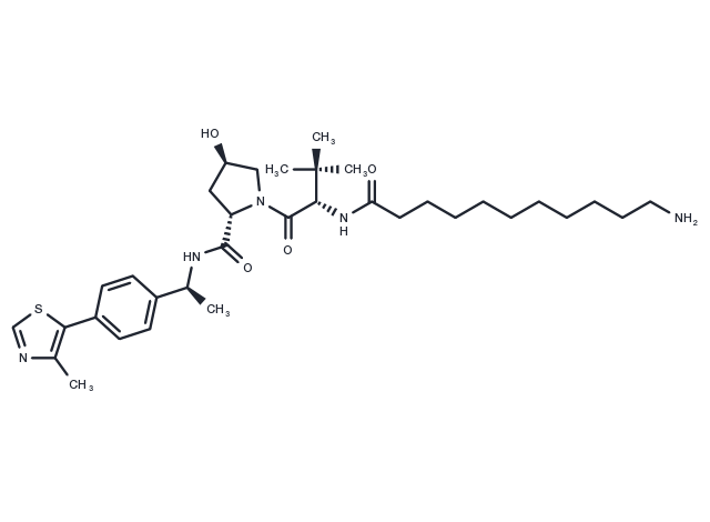 TargetMol Chemical Structure (S,R,S)-AHPC-Me-C10-NH2