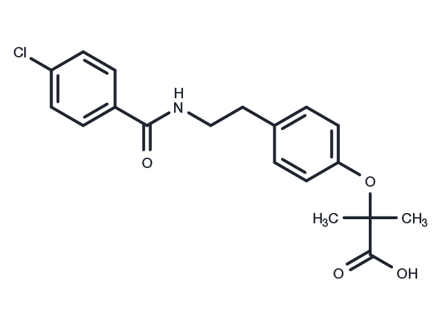 TargetMol Chemical Structure Bezafibrate