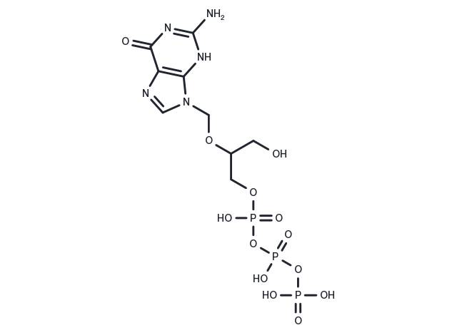 Ganciclovir triphosphate Chemical Structure