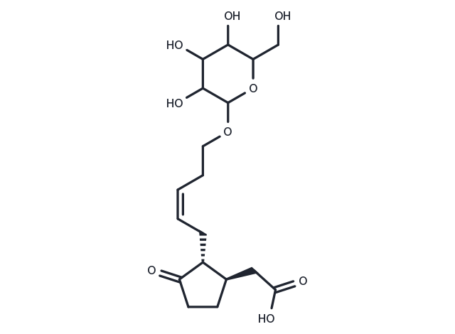 Tuberonic acid glucoside Chemical Structure