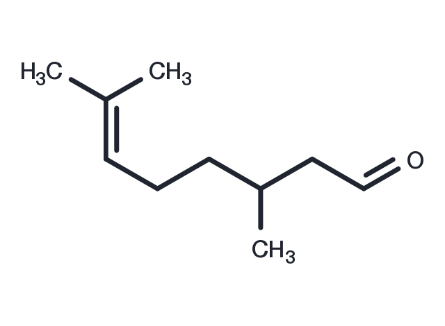 Citronellal Chemical Structure