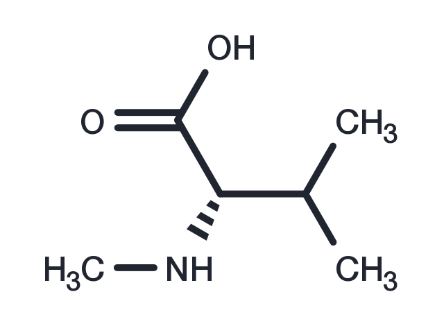 N-Methyl-L-valine Chemical Structure