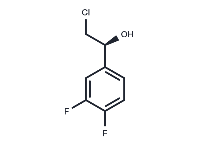 (S)-2-Chloro-1-(3,4-difluorophenyl)ethanol Chemical Structure