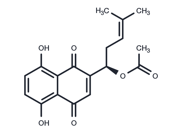 TargetMol Chemical Structure Acetylshikonin
