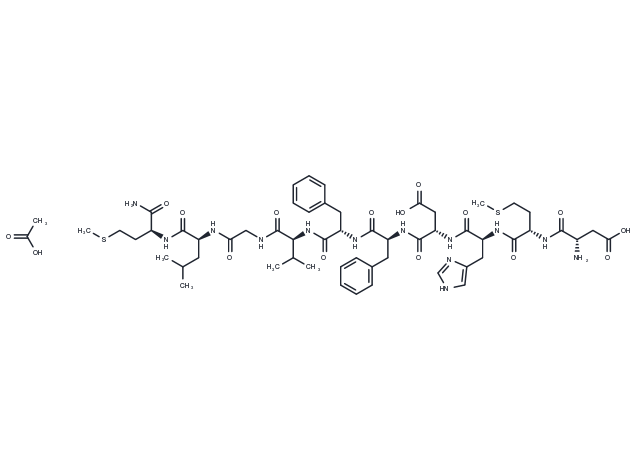 TargetMol Chemical Structure Neurokinin B acetate(86933-75-7 free base)