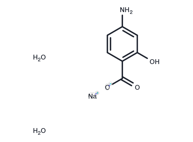 Sodium 4-aminosalicylate dihydrate Chemical Structure