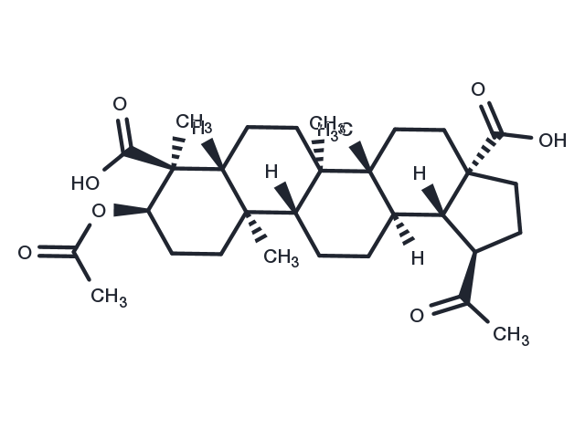 TargetMol Chemical Structure 3alpha-Acetoxy-20-oxo-29-norlupane-23,28-dioic acid