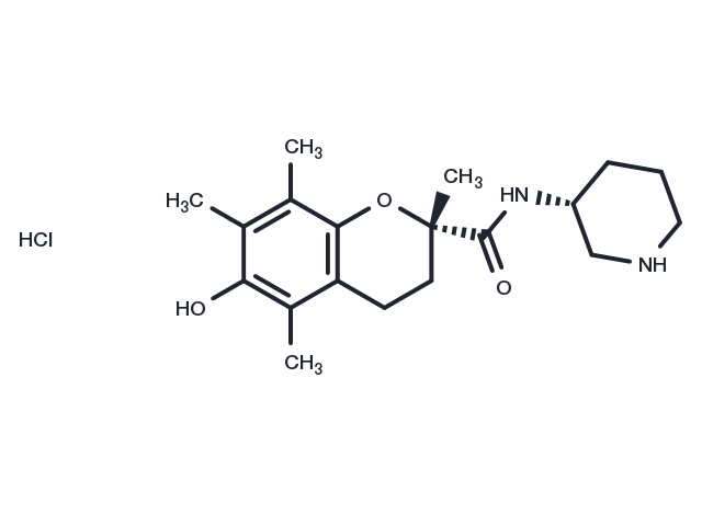 Sonlicromanol hydrochloride Chemical Structure