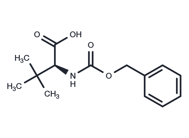 N-Benzyloxycarbonyl-tert-leucine Chemical Structure