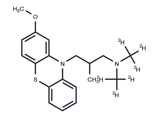 (±)-Levomepromazine-d6 Chemical Structure