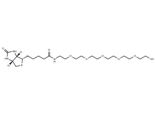 Biotin-PEG6-alcohol Chemical Structure