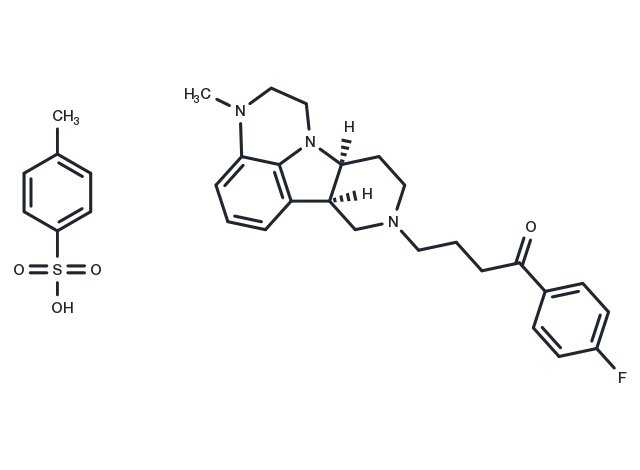 lumateperone Tosylate Chemical Structure