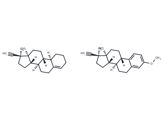 Lynestrenol mixture with mestranol Chemical Structure