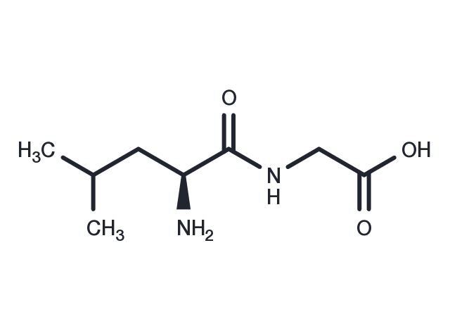 L-Leucylglycine Chemical Structure