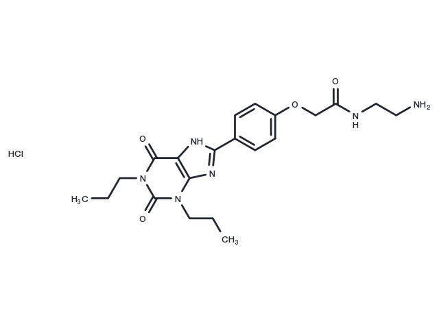 TargetMol Chemical Structure Xanthine amine congener trihydrochloride