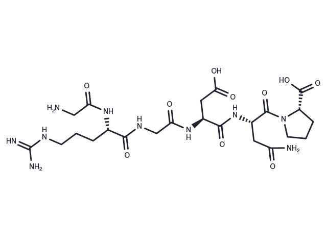 TargetMol Chemical Structure RGD peptide (GRGDNP)