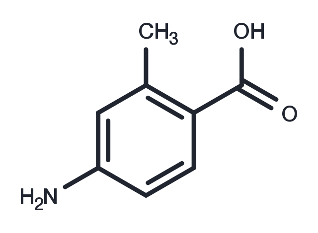 4-Amino-2-methylbenzoic acid Chemical Structure