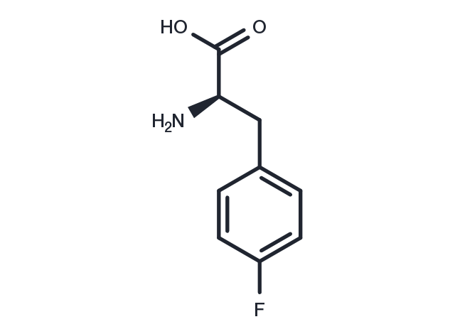 TargetMol Chemical Structure (R)-2-Amino-3-(4-fluorophenyl)propanoic acid