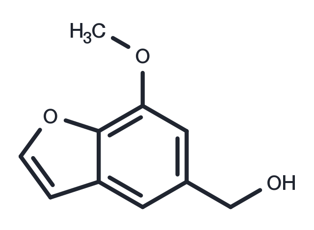 TargetMol Chemical Structure 5-Hydroxymethyl-7-methoxybenzofuran