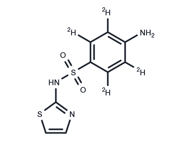Sulfathiazole-d4 Chemical Structure