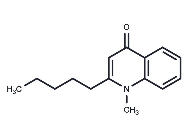 1-Methyl-2-pentyl-4(1H)-quinolinone Chemical Structure