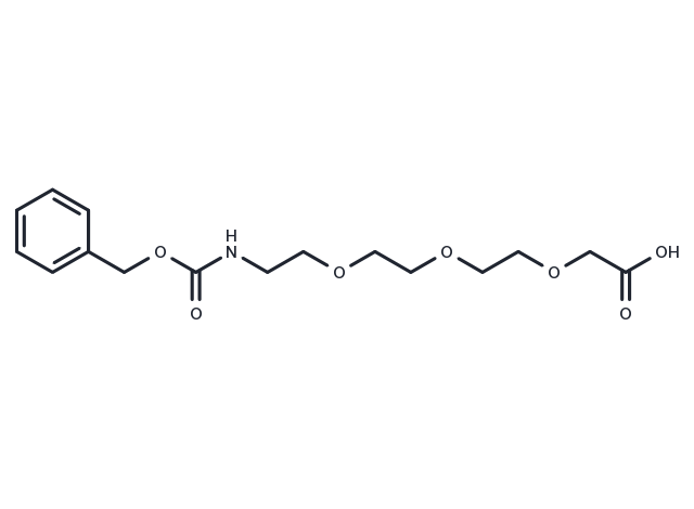 TargetMol Chemical Structure Cbz-NH-PEG3-CH2COOH