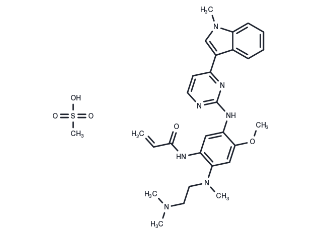 Osimertinib mesylate Chemical Structure