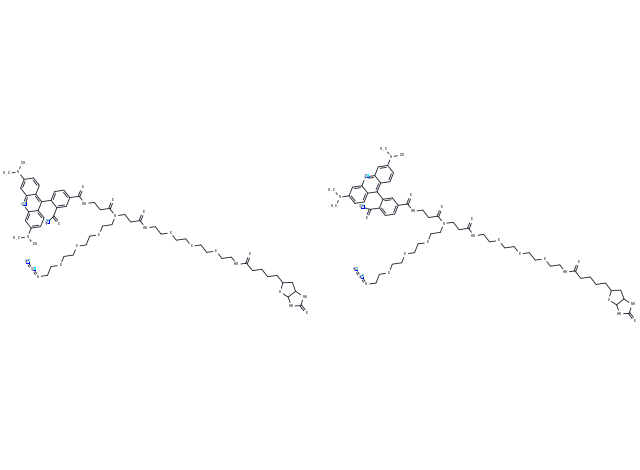 TAMRA-Azide-PEG-biotin Chemical Structure