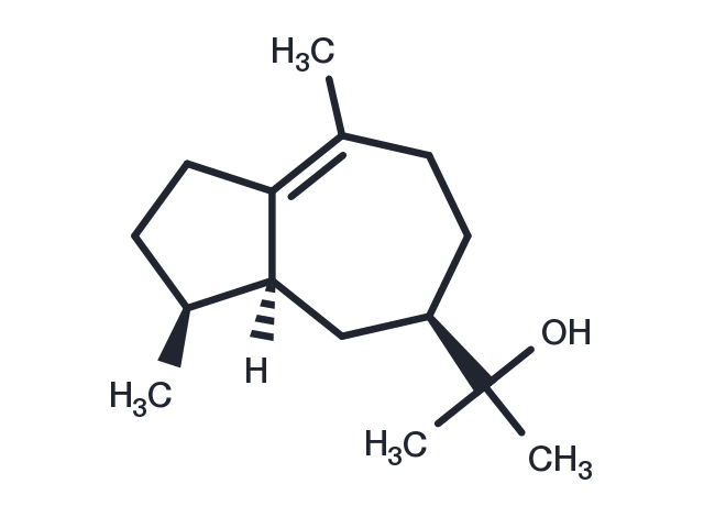5-Azulenemethanol,1,2,3,3a,4,5,6,7-octahydro-.alpha.,.alpha.,3,8-tetramethyl-,[3S- Chemical Structure