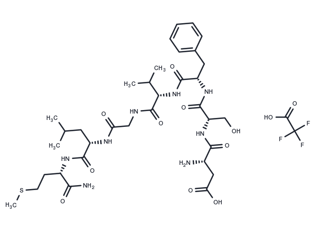 TargetMol Chemical Structure Neurokinin A(4-10) TFA(97559-35-8 free base)