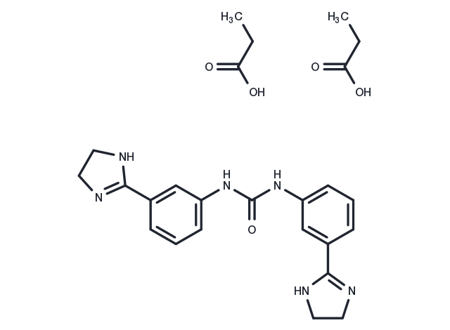 Imidocarb dipropionate Chemical Structure