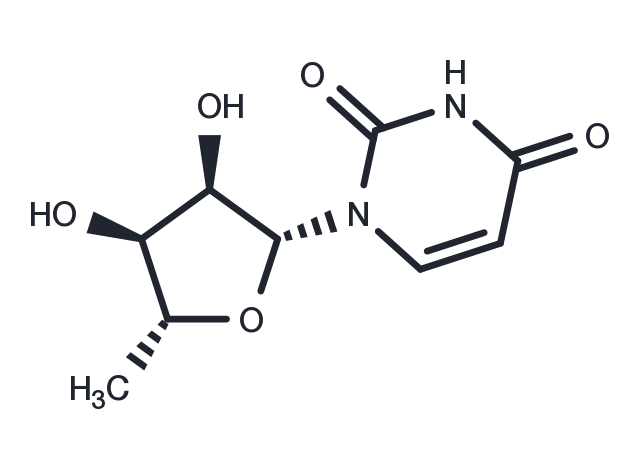 5’-Deoxyuridine Chemical Structure