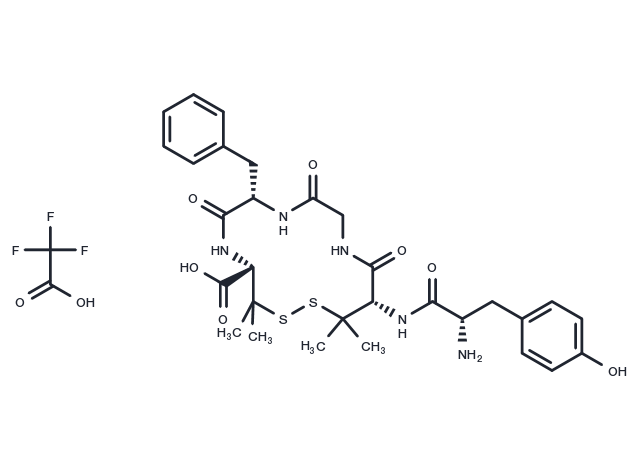 DPDPE TFA (88373-73-3 free base) Chemical Structure